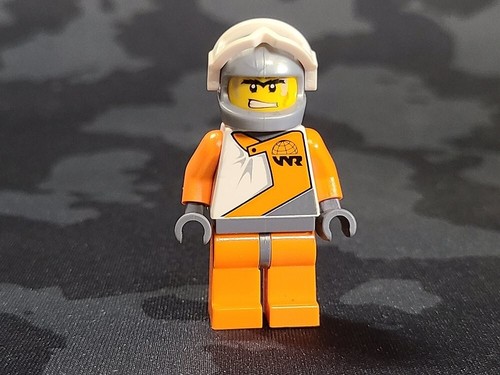 LEGO MINIFIG WORLD RACER OFFICIAL 3 (wr016) Helmet Snow Goggles - Picture 2 of 6