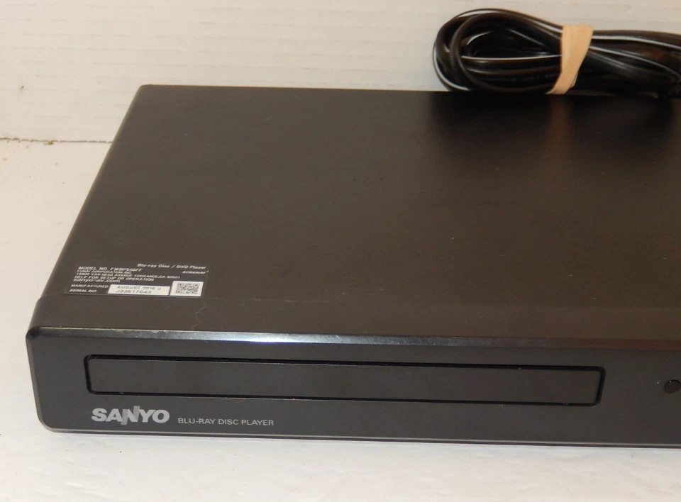 Reproductor de DVD Blu-Ray Sanyo FWBP506FF 1080P *SIN CONTROL REMOTO* Foto 2 de 4
