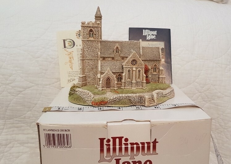 liliput laneリリパットレーン St Lawrence Church Lilliput Lane ST LAWRENCE CHURCH 1989 - Vintage Collectible | eBay UK