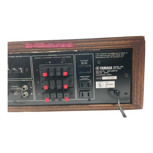 Vintage Yamaha CR-1020 AM/FM Natural Sound Stereo Receiver - Picture 6 of 9