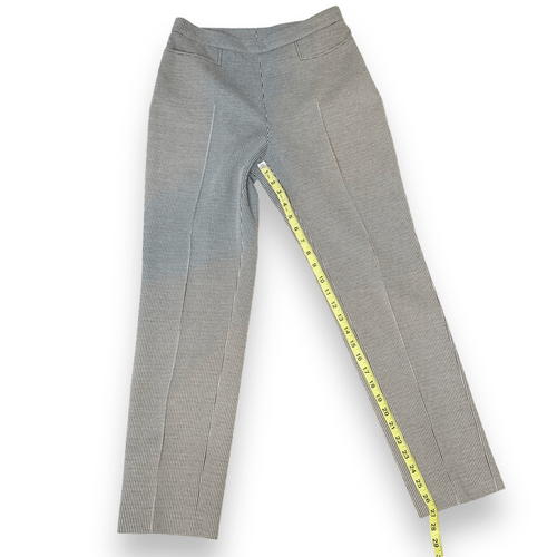 Akris punto Franca Houndstooth Cropped Trousers Black Cream Women’s Size 6 / S - Picture 16 of 17