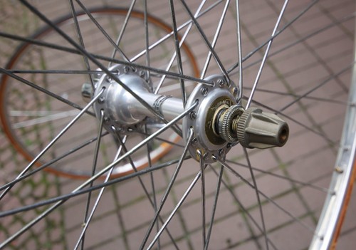Shimano Dura Ace EX FH HB 7260 / Mavic Monthlery Pro / 36 H / Tubular Wheel Set - Bild 16 von 24