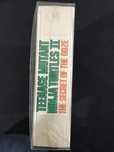 VHS high grade TMNT 2 Ooze Hype First Print Teenage Mutant Ninja Turtles - Picture 3 of 6