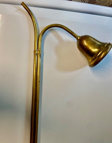 Brass & Wood Church Candle Lighter & Snuffer 24 Inches - Picture 3 of 6