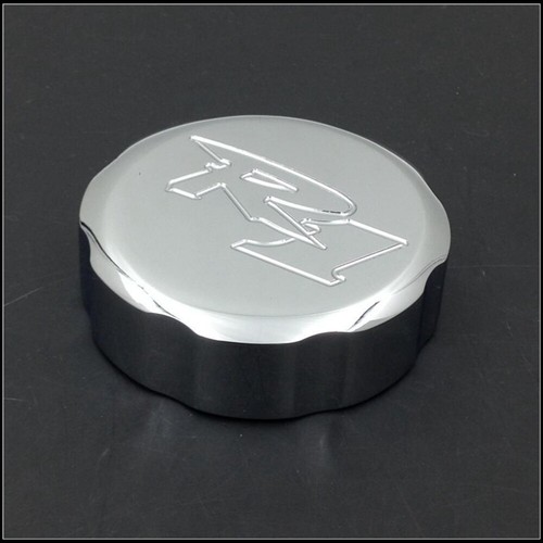 Billet Brake Fluid Reservoir Cap Oil Tank Fit for Yamaha YZFR1 98-12 - Picture 3 of 4