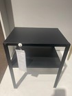 Brand New Ikea KNARREVIK Bedside Steel Table, Black 37x28 cm, 303.811.83