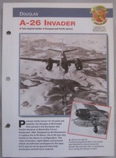 Aircraft of the World Card 51 , Group 11 - Douglas A-26 Invader