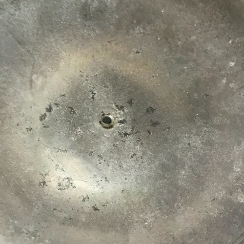 Tapa de aluminio vintage con acabado martillado para sartén de salsa - labio de 8"" - solo tapa - Imagen 4 de 6