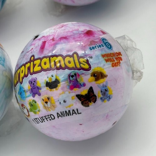 Surprizamals Wackys Series 6 Stuffed Animals : Lot Of 6 Sealed Blind Globes - Picture 3 of 3
