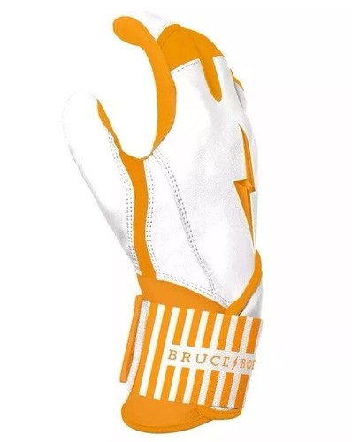 Bruce Bolt Whataburger Long Cuff Batting Gloves + Arm Sleeve ! Youth L SOLD OUT! - Picture 6 of 6