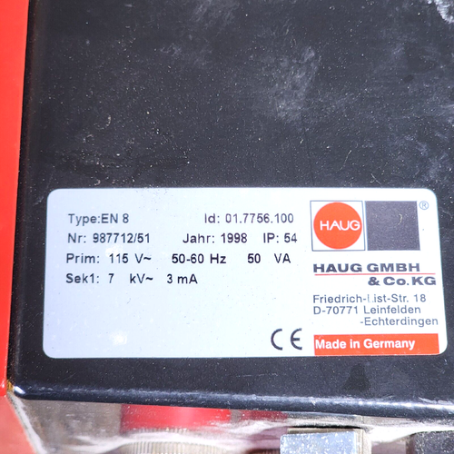 Alimentation ioniseur Haug EN 8 LC VENDU EN L'ÉTAT LIRE DESCRIPTION - Photo 5/6