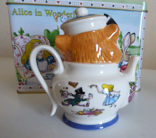 John Beswick / Paul Cardew Dormouse Alice im Wunderland Disney Dose SELTEN ENGLAND - Bild 3 von 3