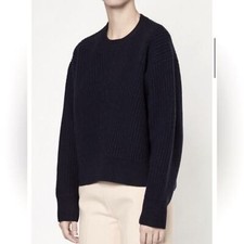 Acne Studios 100 Wool Ribbed Chunky Sweater Java Cardigan Large