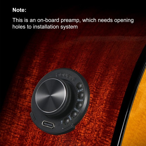 DOUBLE OS1 Resonance Pickup On-board Preamp SFT Same Guitar Preamplifier B Q4T9 - Picture 5 of 12