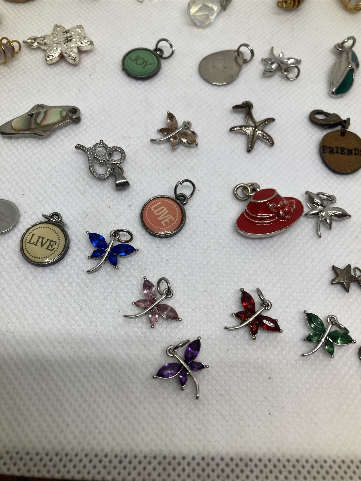 Lot Of 50 Mixed Small Pendant Charms