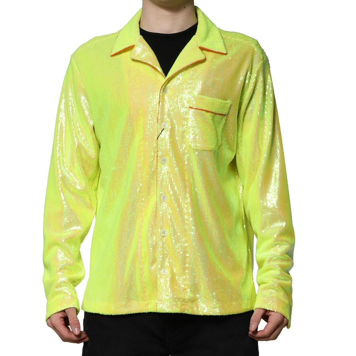 Chemise D'été Jaune Causaul Haband - Taille S Manches Courtes - Neuf Sans étiquette