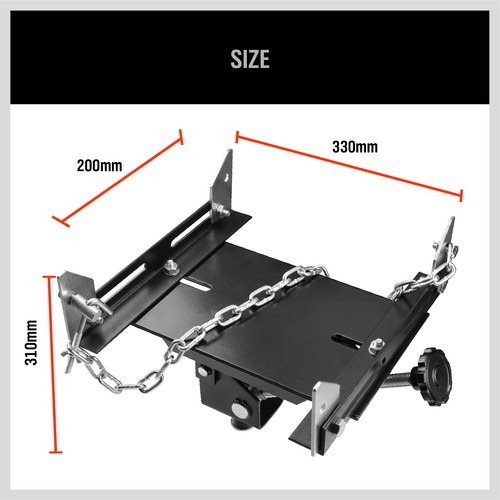 Transmission Jack Adapter 500KG Automotive Car Gearbox Removal Trolley Adapter - Picture 3 of 8