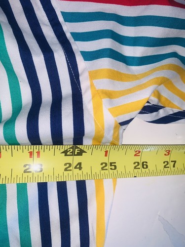 Deep River Striped Shirt Vintage New Old Stock Bright 90s Flair XL - Bild 6 von 8