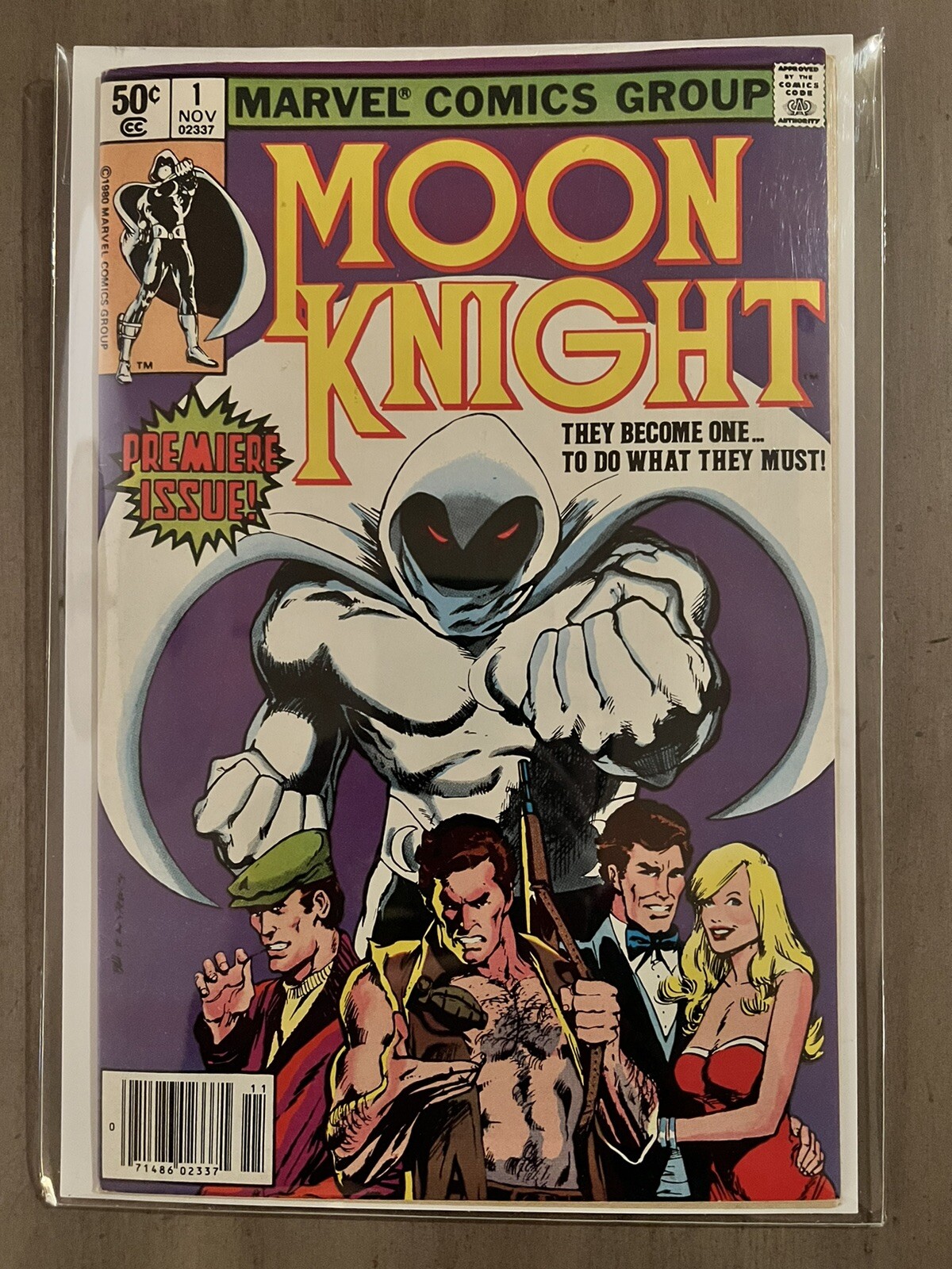 Moon Knight Vintage Comic Book Lot #1- 3 1980 Marvel Comics KEY ISSUE High Grade