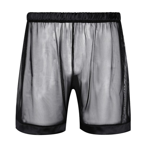 Boxer See-through uomo coulisse asciugatura rapida spiaggia tronchetti slip larghi - Foto 6 di 52