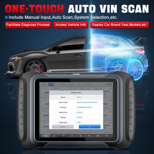 2025 XTOOL D8W Auto Full Diagnostic Tool Bi-Directional WIFI Scanner Topology - Picture 15 of 21