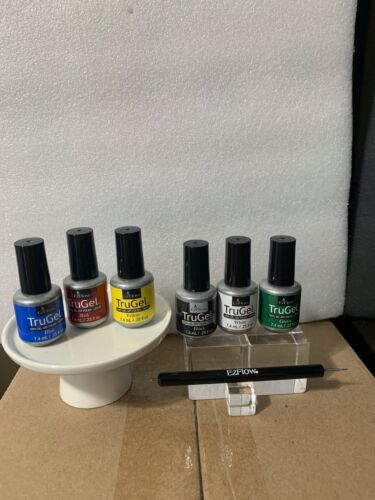 EzFlow TruGel Polish - LED / UV Gel Art Polish - Gel Art Kit Nail Art NIB - Picture 6 of 8