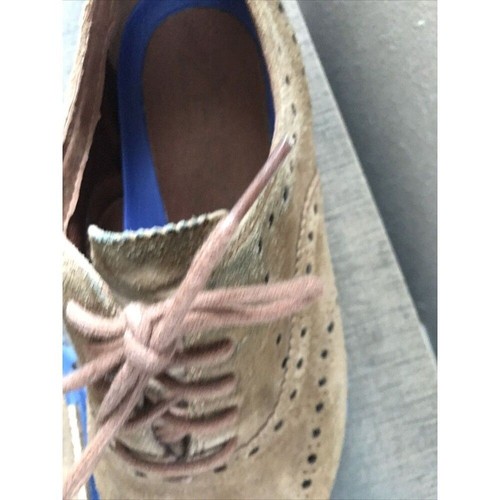Cole Haan Mens 9 Brown Suede Wingtip Oxford Dress Shoes EUC Classic Style - Picture 11 of 16
