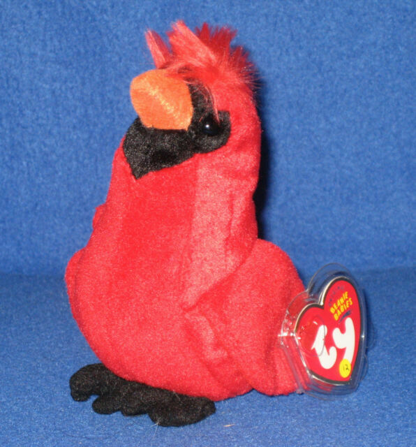 red bird beanie baby