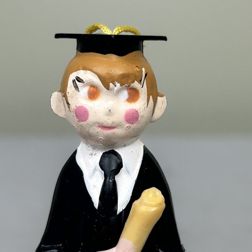 Decorazione Cake Topper Wilton Laurea Ragazzo 1972 Vintage - Foto 2 di 9
