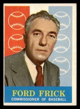 1959 Topps #1 Ford Frick VG-EX JX4873