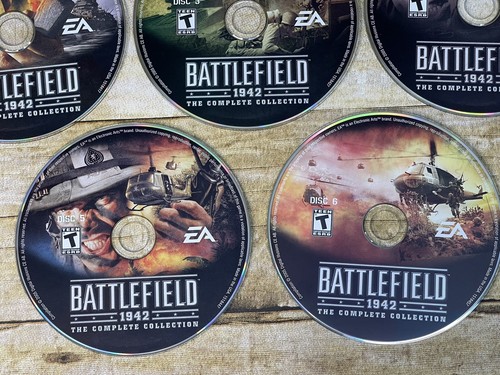 Battlefield 1942 The Complete Collection (PC, 2005) - MISSING DISC 1 , 7 & 8 - Foto 4 di 13