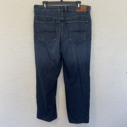 TOMMY BAHAMA Men's Classic Fit Boot Cut Cotton Tencil Denim Blue Jeans 34/26 - Picture 7 of 15