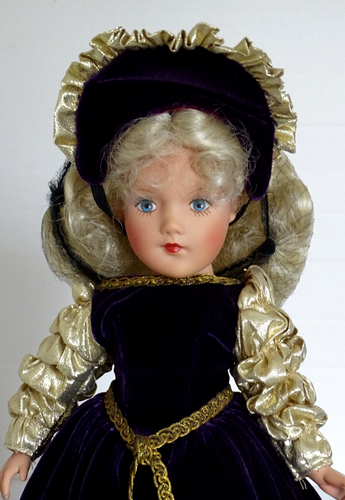 Moderne Mary Hoyer 13" Vinyl Prinzessin in lila Samt mit Box - Bild 2 von 5