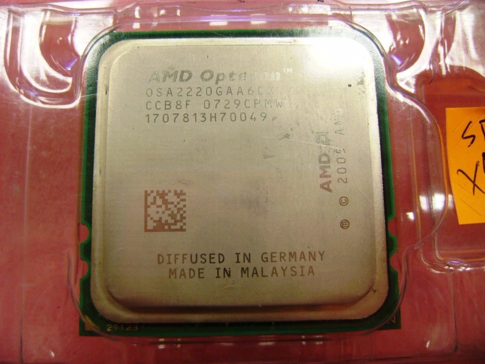 Sunfire X4200 AMD Opteron OSA2220GAA6CX 2M, 2.80 GHz, 1GHz 2200 2-Core Processor - Image 2 of 4