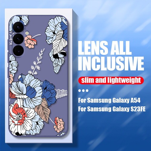 Housse Coque Pour Samsung S24 Ultra S23 FE S22 A15 A55 A35 Étui Fleur Souple TPU - Photo 15 sur 20