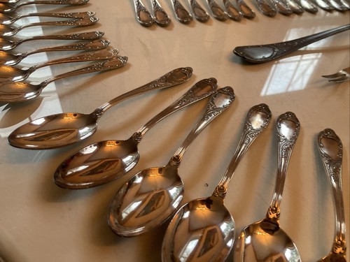 Wirth’s Rostfrei Solingen Silverware Set Marked 100 - 136 Piece Set Service ￼￼8 - Picture 10 of 24