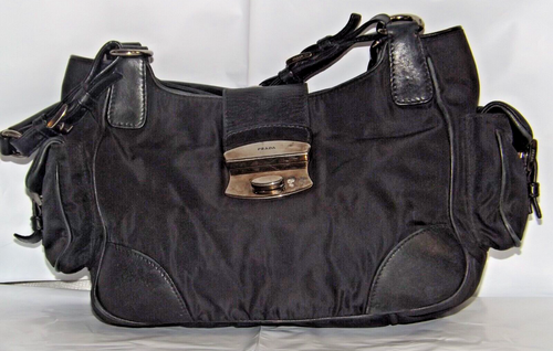Bolso vintage de lona y cuero Prada de nailon - Imagen 4 de 19