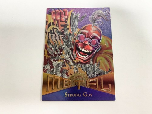 Strong Guy 1995 Marvel Metallkarte # 120 - Bild 1 von 2