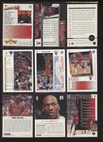 75 Lot Assorted Michael Jordan Cards- Base Insert Topps Gold Fleer Ultra Hoops - Picture 8 of 18