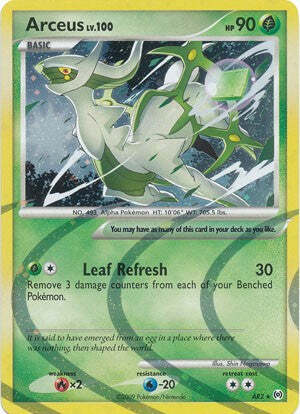 Pokemon Platino Arceus AR2 Tarjeta Holofoil Raro Arceus - Imagen 1 de 1