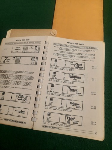 Model railroad prototype lettering diagrams book 4 , 3, & 521 - Picture 14 of 17