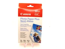Cannon 50 Sheets Photo Paper Plus Semi-Gloss New in package 4" x 6"