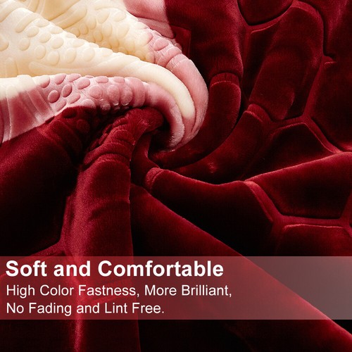 Korean Style Blanket 2 Sides Floral Printed Silk Soft Warm Winter Bed Blankets - Picture 56 of 90