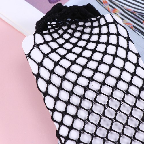 2 Pairs Lace Fishnet Socks Fishnet Ankle Socks Women Fishnet Stocking - Picture 10 of 12