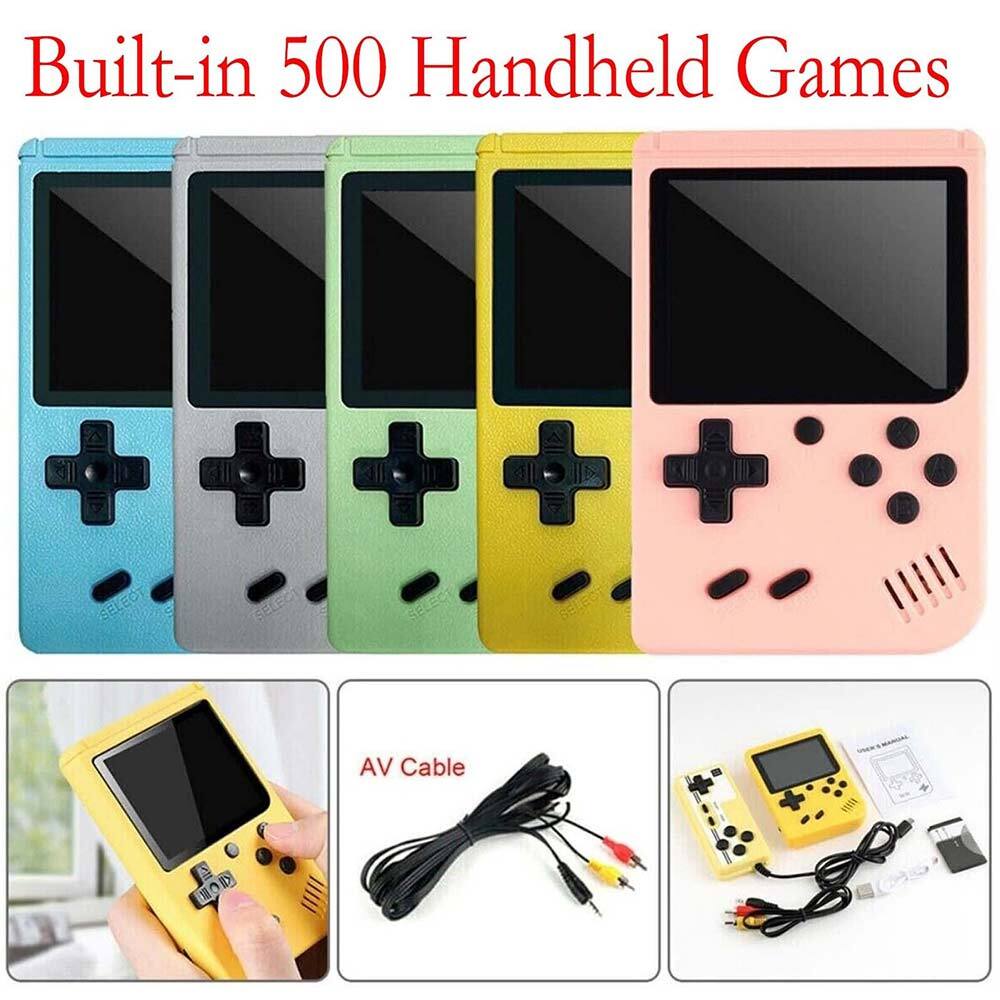 Console de jeu portable rétro jeu vidéo garçon jouet intégré 500 jeux cadeau …