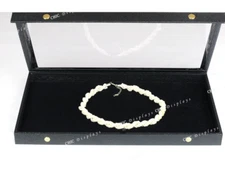 Jewelry Tray Jewelry Box Flat Padded Liner SNAP CLOSE Acrylic Clear view Case