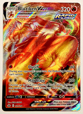 Pokémon Blaziken VMAX 021/198 Swsh06: Sword & Shield - Chilling Reign Holo NM