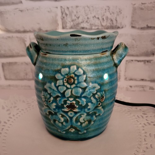 Scentsy Rustic Country Blue Blooms Retired Scentsy Wachsbrenner - Bild 10 von 13