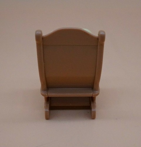 Fisher-Price Loving Family Dollhouse Furniture Yellow & Tan Rocking Chair Rocker - Picture 5 of 7