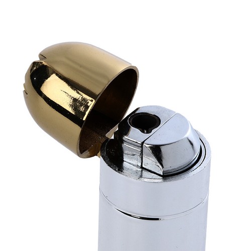 Bullet Cigarette Cigar Lighter Metal Butane Gas Jet Torch Lighters Refillable - Picture 4 of 6